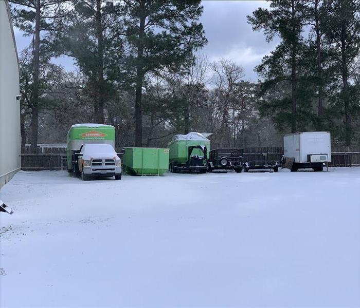 SERVPRO Trucks Winter